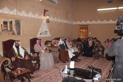 السحامين في ضيافة الشيخ جديع بن عايش العبداني 